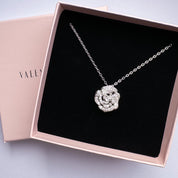English Rose Necklace | Silver