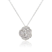 English Rose Necklace | Silver