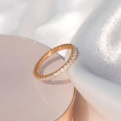 Rose gold ring, ring set, ring duo, stacking rings, wedding ring, engagement ring, statement ring, cocktail ring, promise ring, eternity ring, wedding band