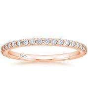 Rose gold ring, ring set, ring duo, stacking rings, wedding ring, engagement ring, statement ring, cocktail ring, promise ring, eternity ring, wedding band