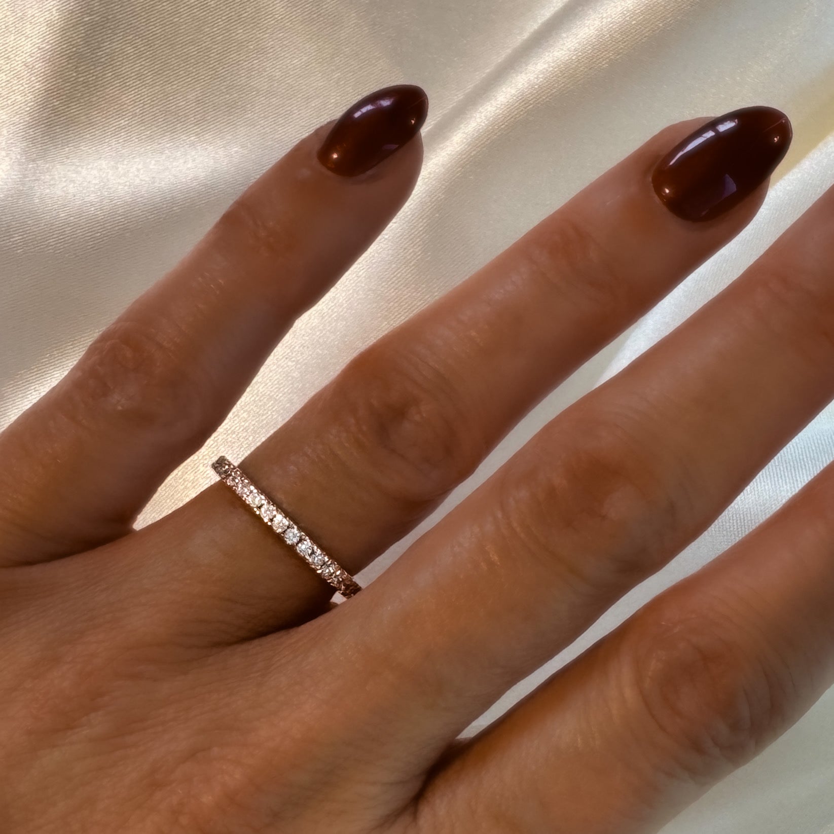 Rose gold ring, ring set, ring duo, stacking rings, wedding ring, engagement ring, statement ring, cocktail ring, promise ring, eternity ring, wedding band