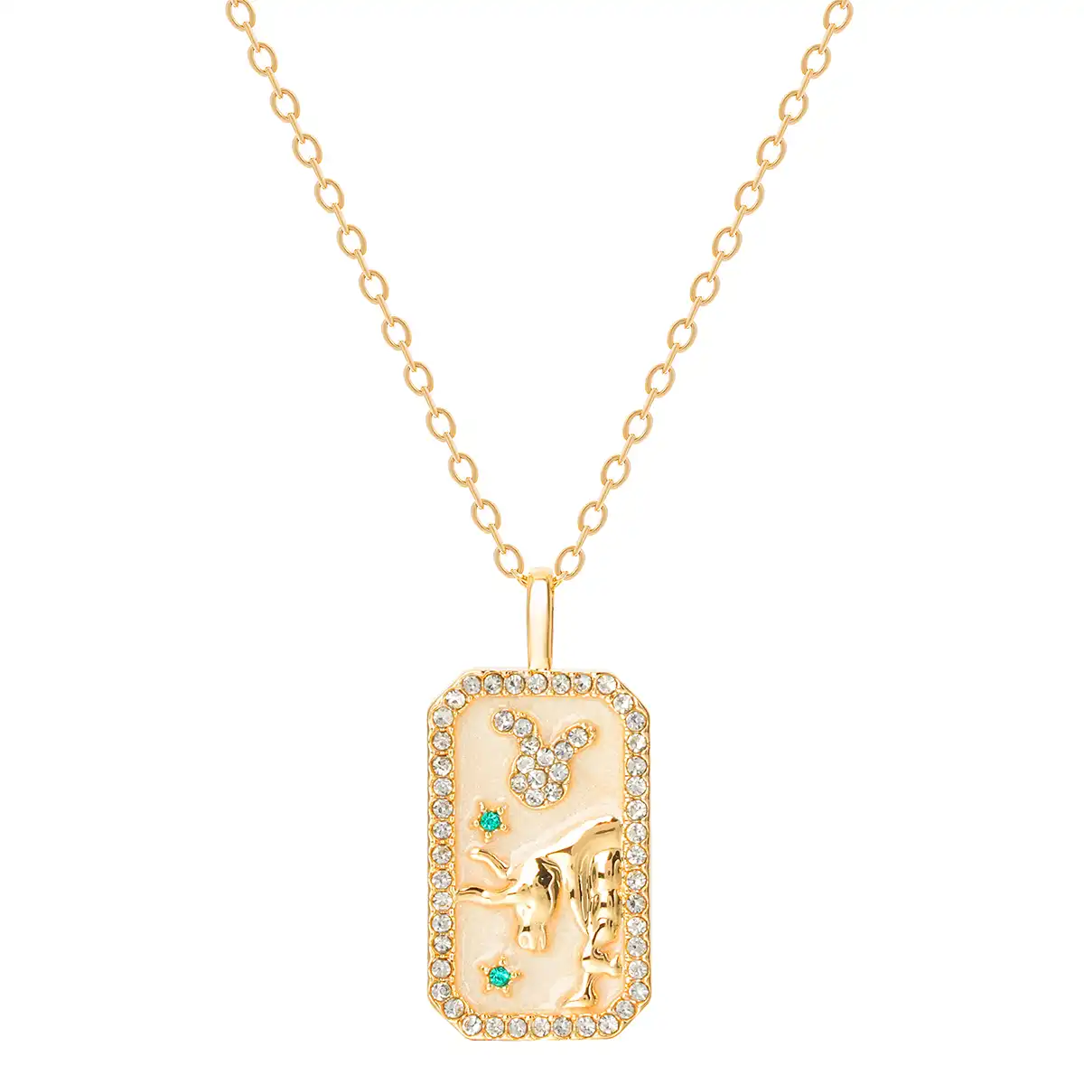 Taurus Zodiac Constellation Amulet Necklace | Gold