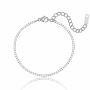 Dainty Tennis Bracelet | Silver