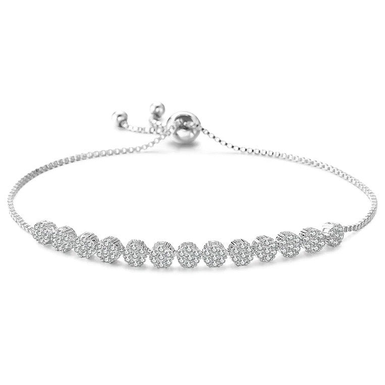 Bloom Slider Bracelet | Silver