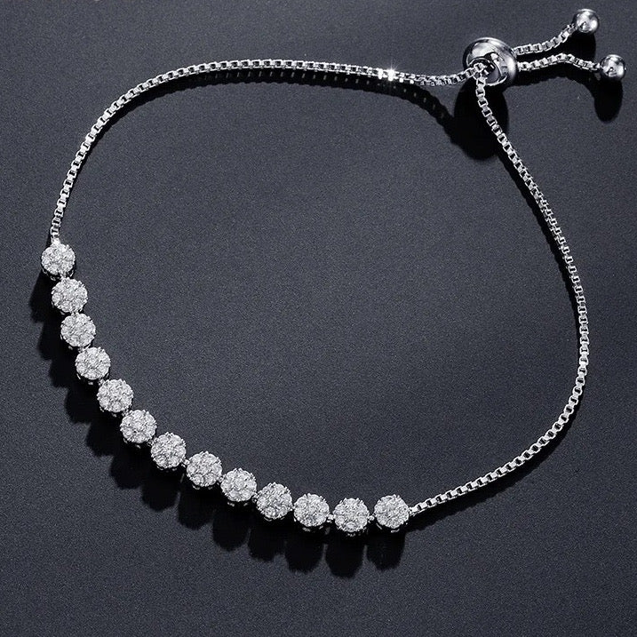 Bloom Slider Bracelet | Silver