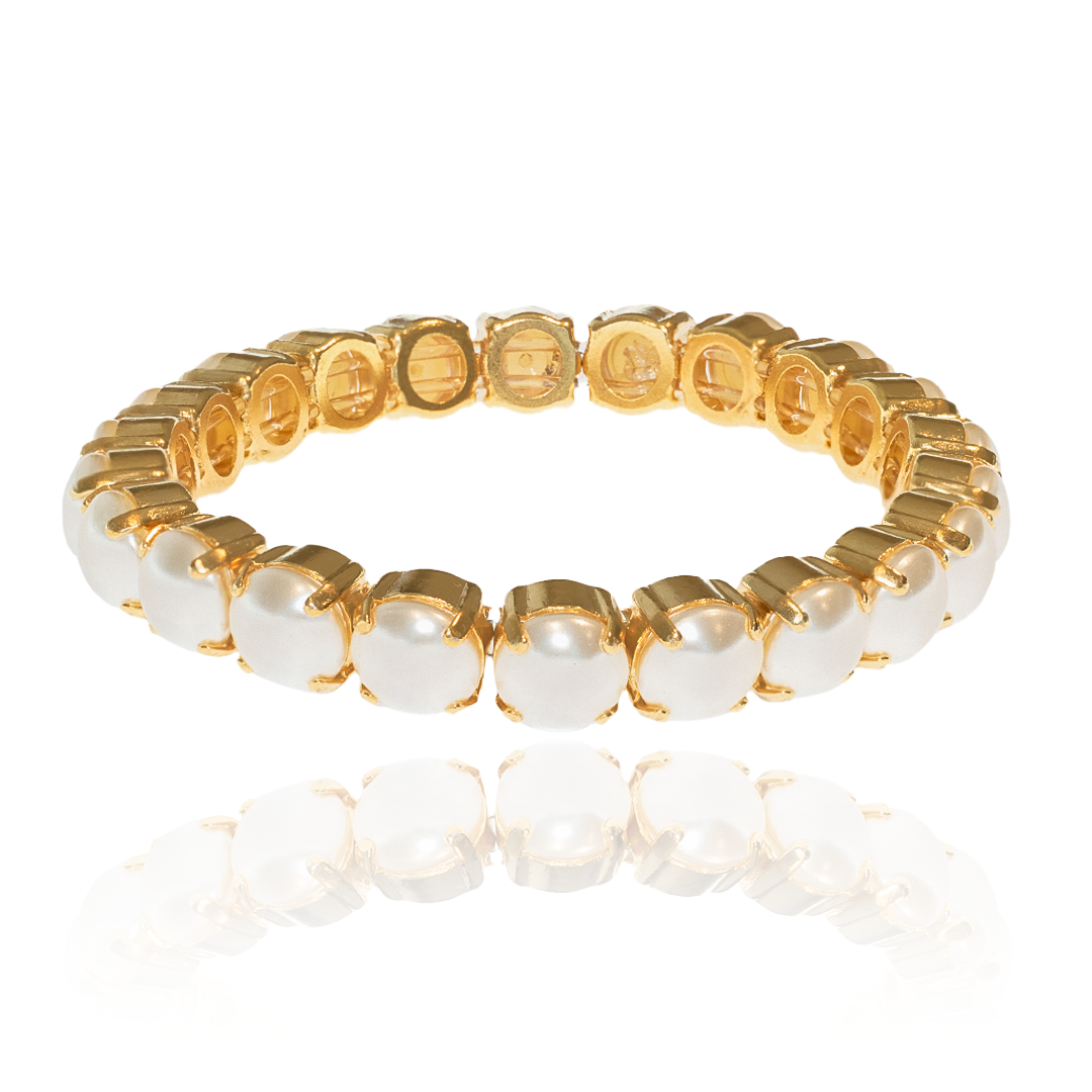 Pearl bracelet, gold bracelet, wedding bracelet, swarovski bracelet