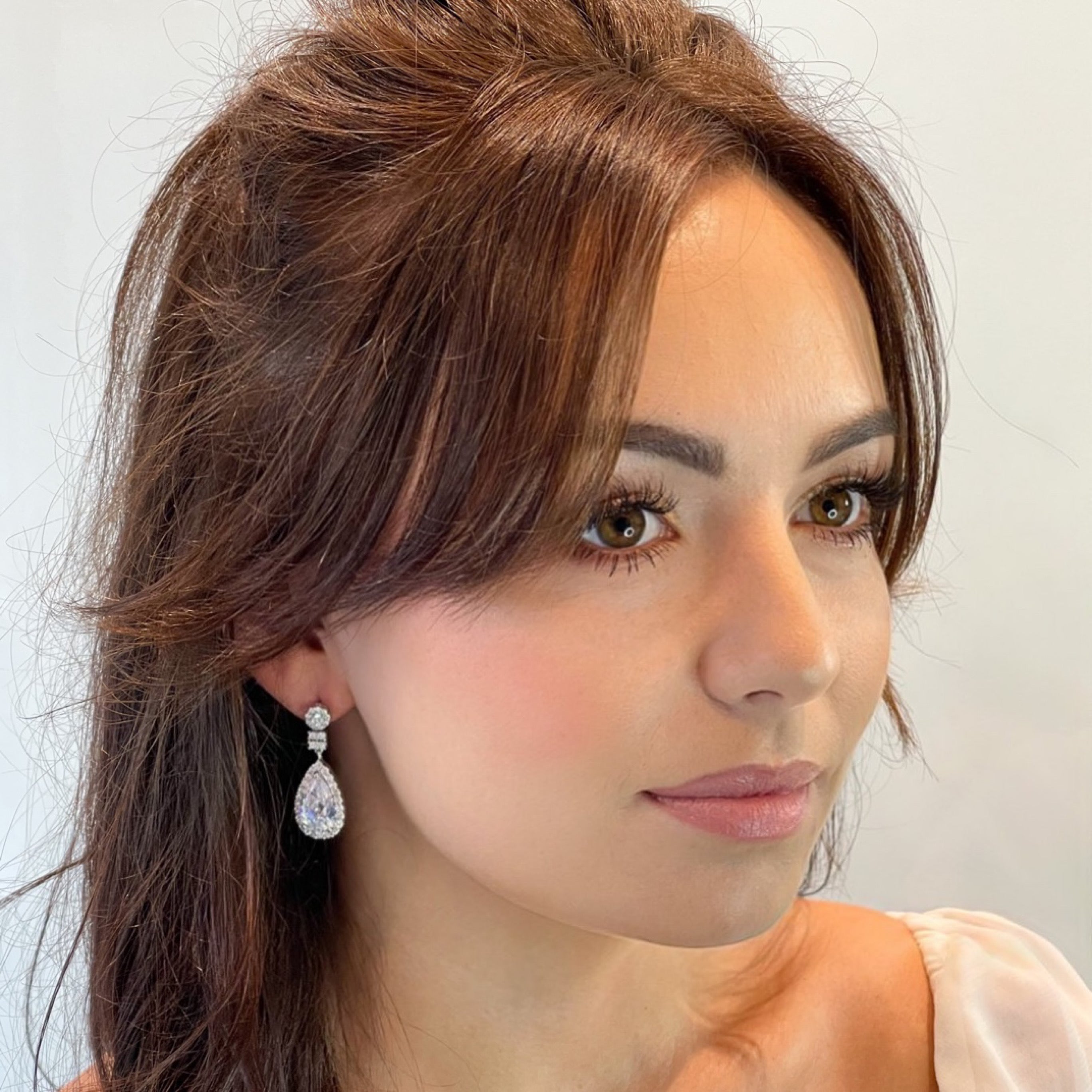 Silver earrings, teardrop earrings, wedding earrings, drop earrings, party earrings, silver earrings, going out earrings, statement earrings