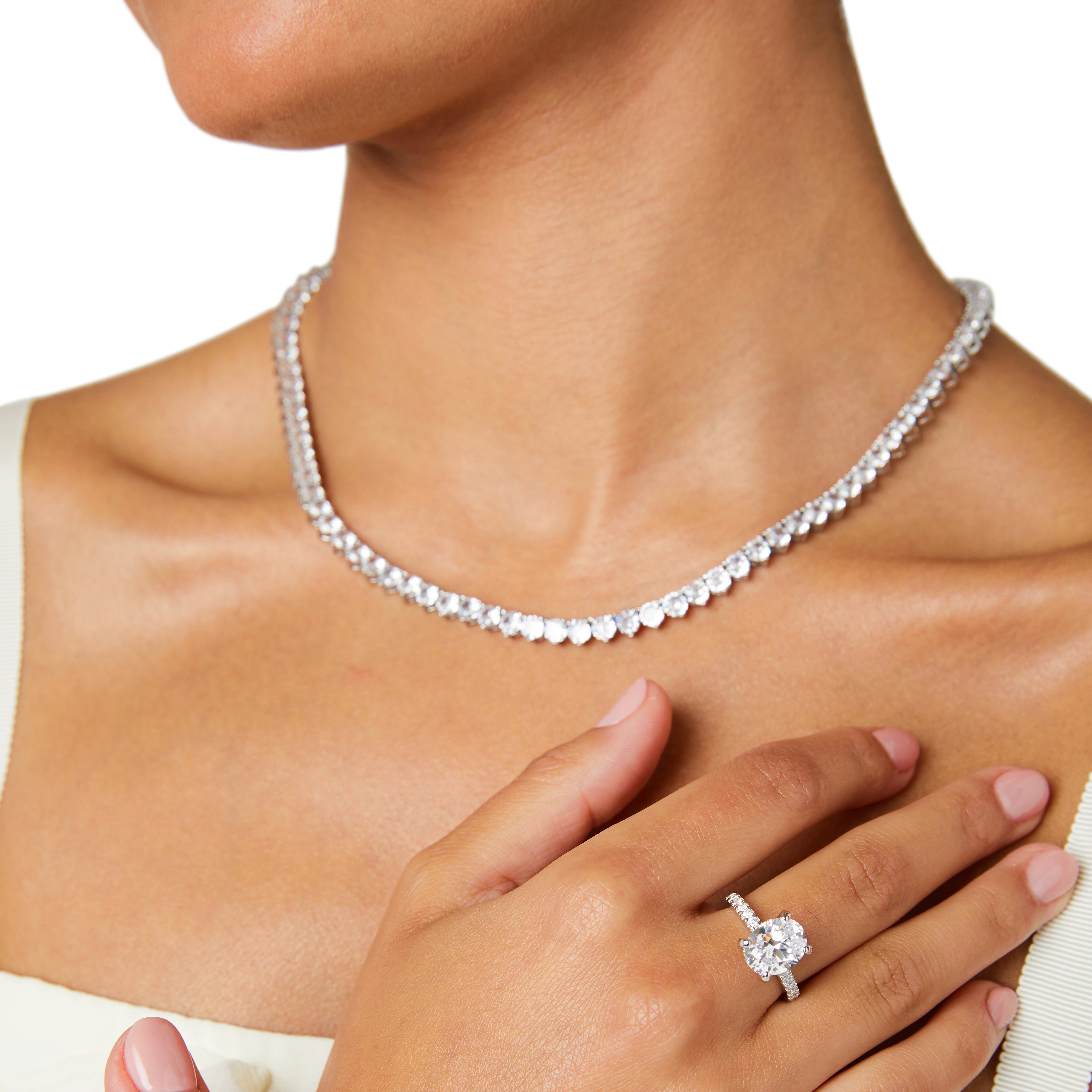 Enchanting Hidden Halo Ring | Silver