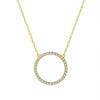 Circle Of Life Necklace | Gold