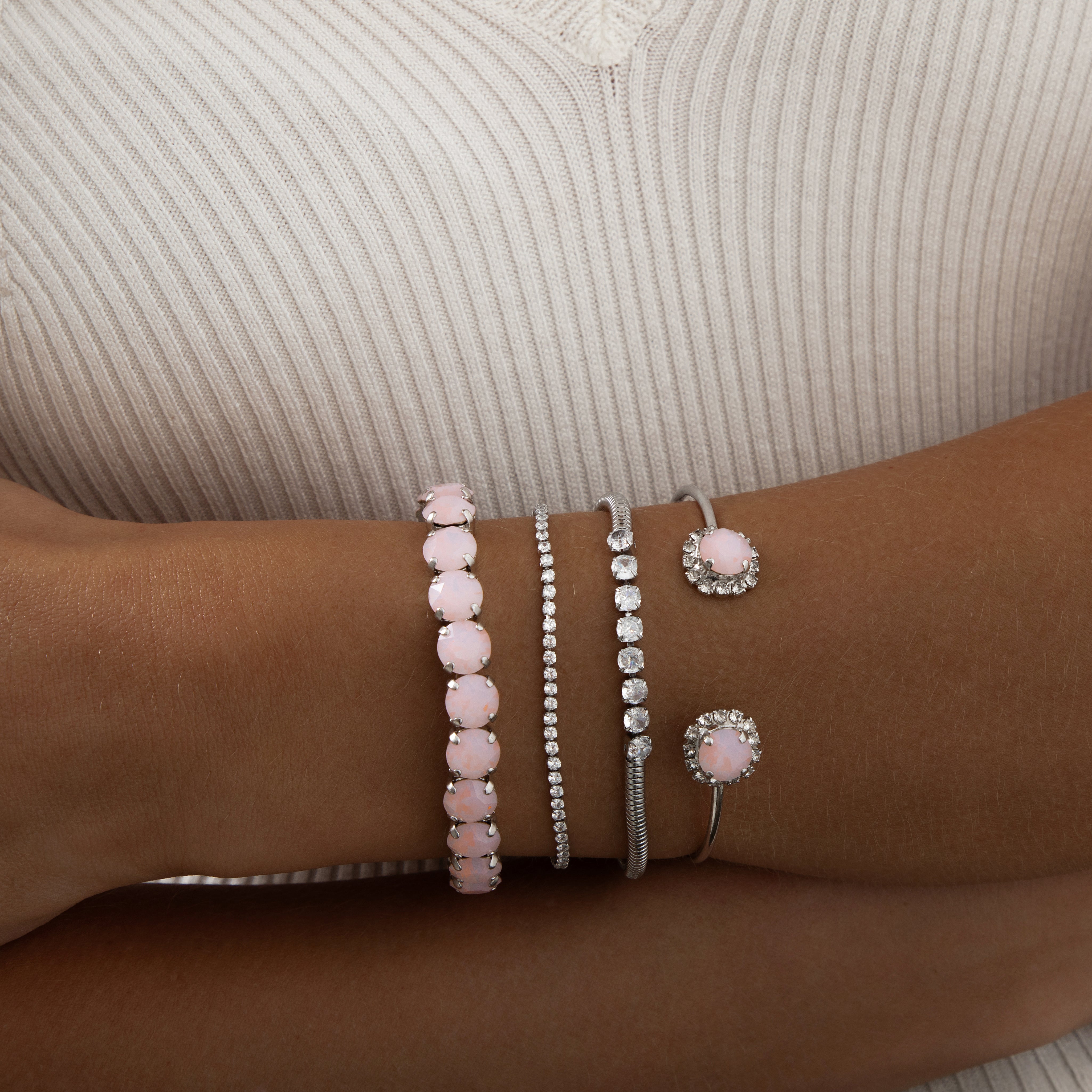 Dainty Tennis Bracelet | Silver