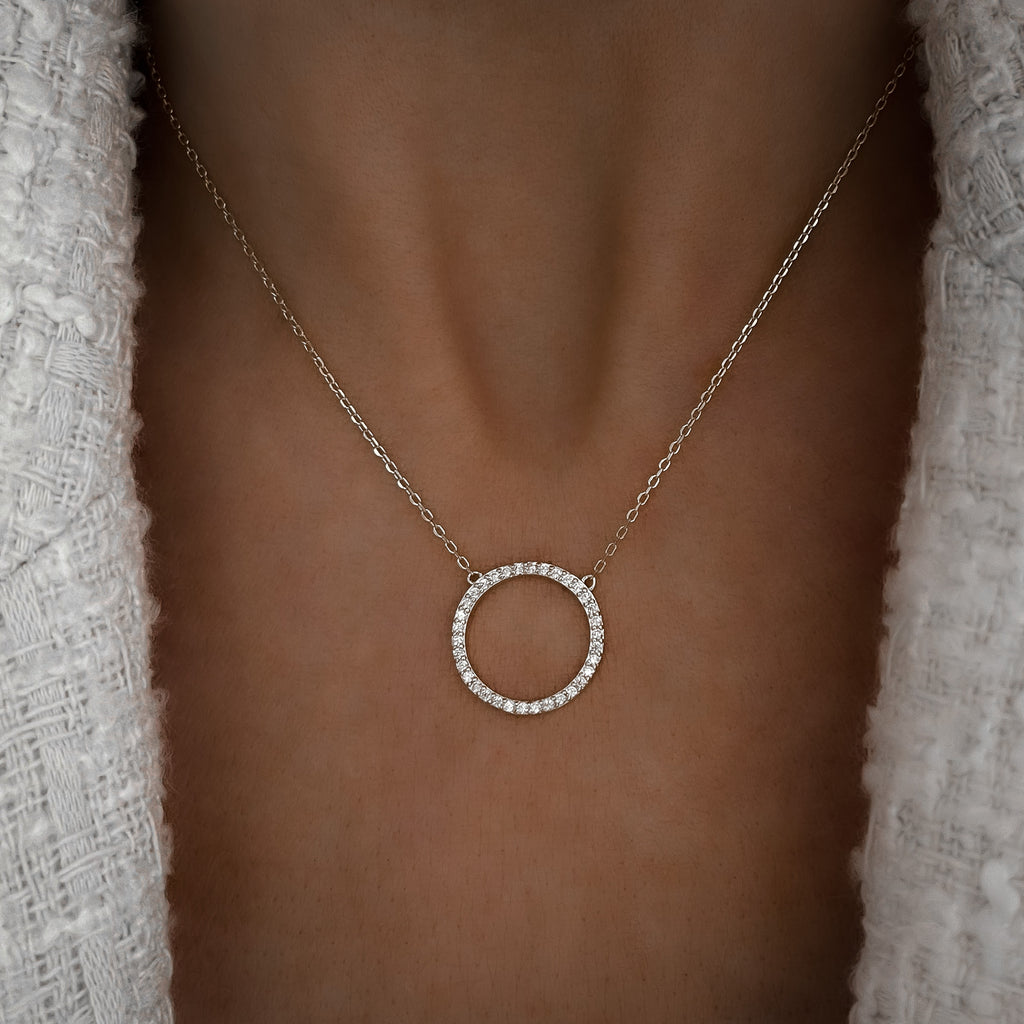 Circle Of Life Necklace | Silver