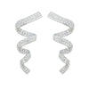 Tallulah Twisted Drop Earrings | Silver