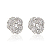 English Rose Earrings | Silver