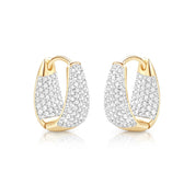 Mini Dome Hoop Earrings | Gold