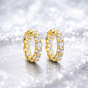 Rivière Hoop Earrings | Gold