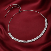 Maya Slider Necklace | Silver