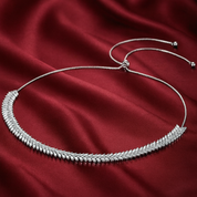 Maya Slider Necklace | Silver