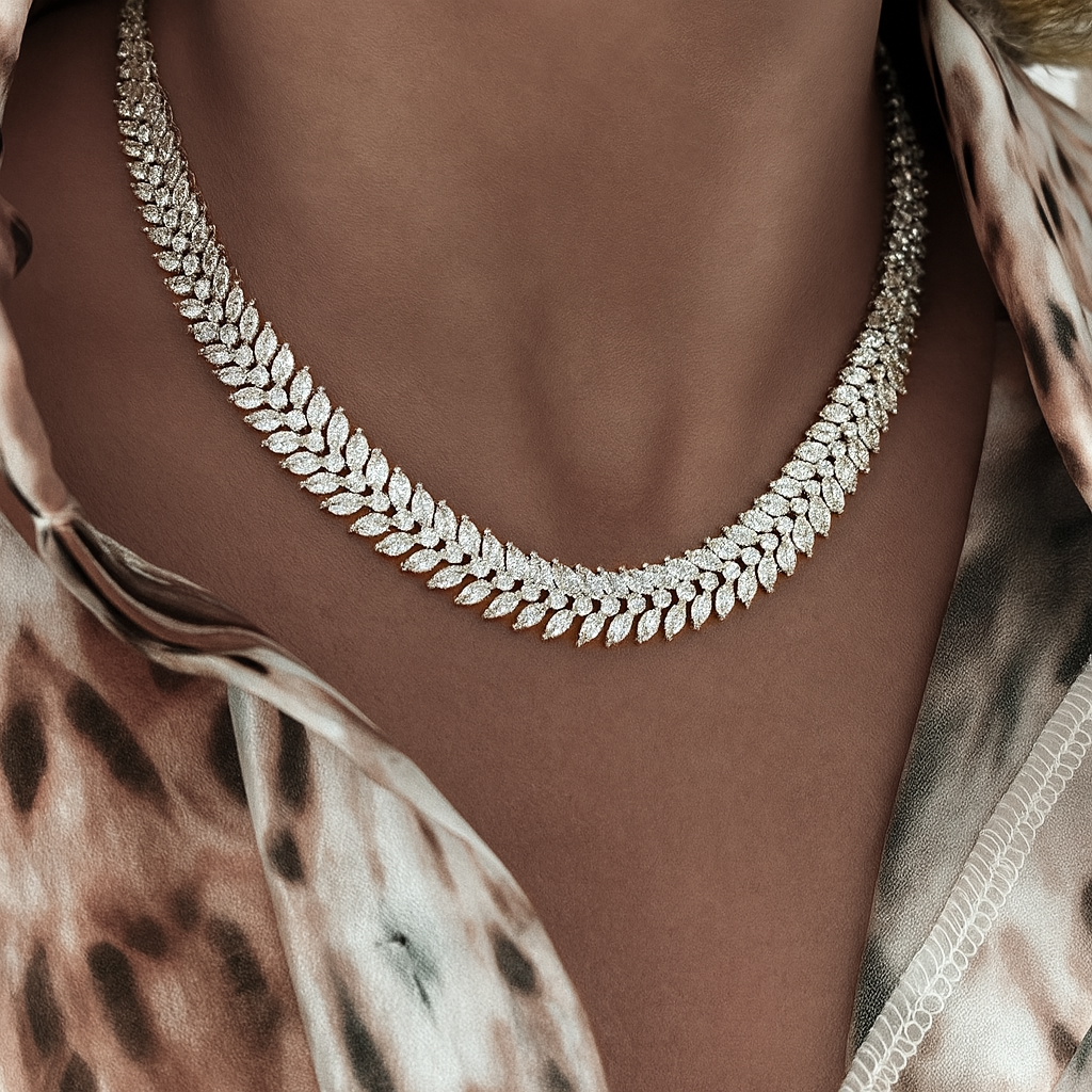 Maya Slider Necklace | Silver