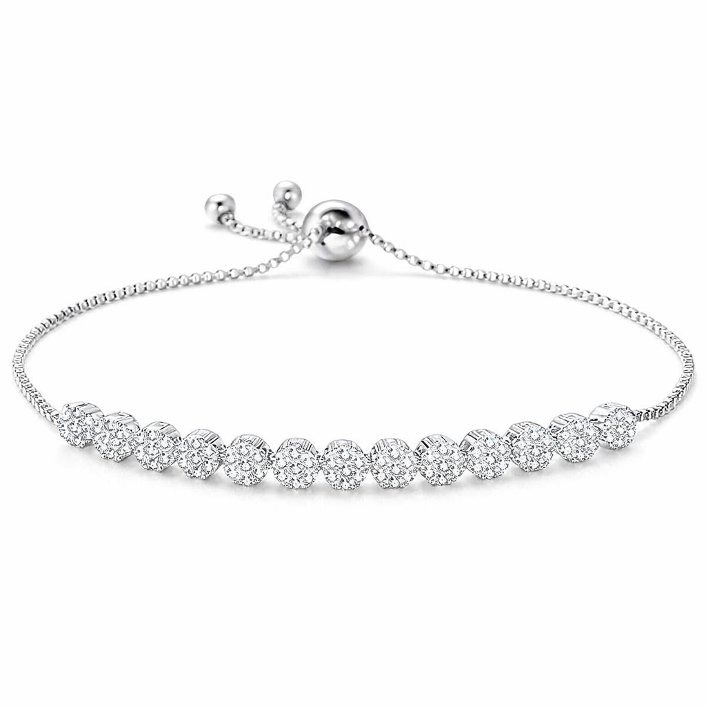 Bloom Slider Bracelet | Silver