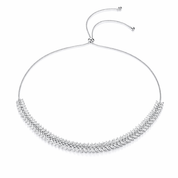 Maya Slider Necklace | Silver