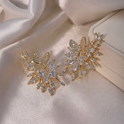 Firework Butterfly Statement Earrings | Gold