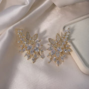 Firework Butterfly Statement Earrings | Gold