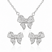 Bow Gift Set | Silver
