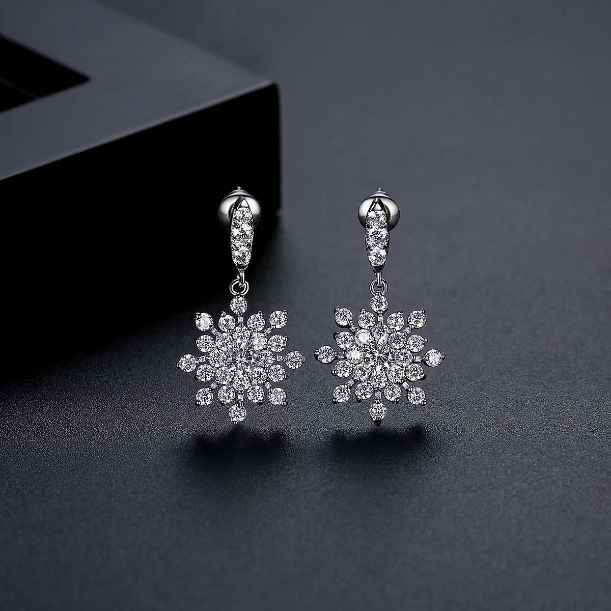 Elsa shop snowflake earrings