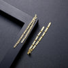 Waterfall Front To Back Drop Earrings | Gold