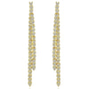 Waterfall Front To Back Drop Earrings | Gold