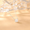 Solitaire Supreme Sparkle Pendant Necklace | Silver