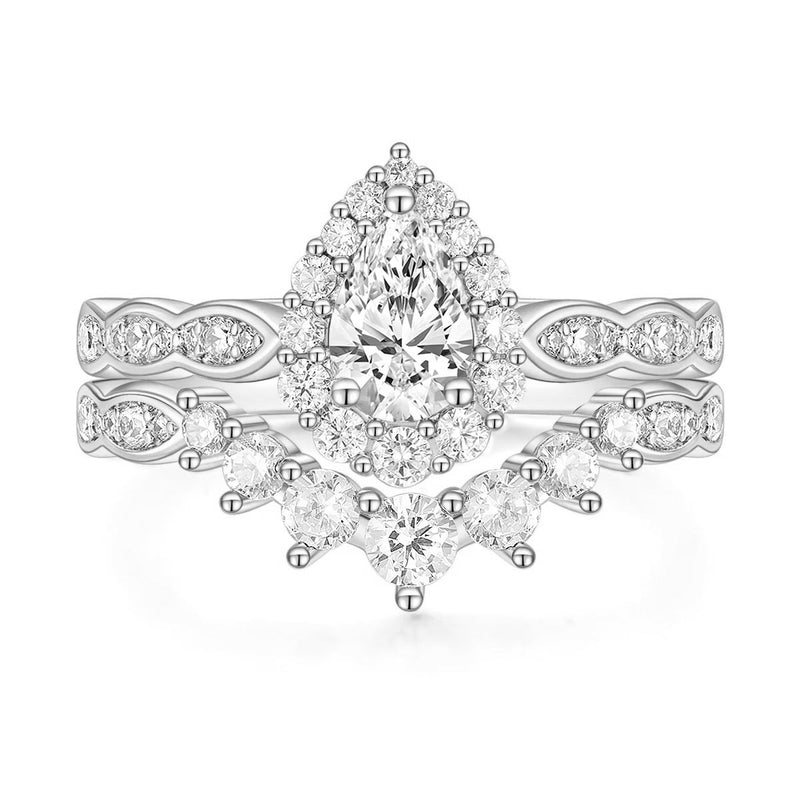 Silver ring, stacking ring, ring set, engagement ring, wedding ring, cocktail ring, ring set silver, silver ring for women