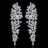 Statement earrings, party earrings, silver earrings, drop earrings, wedding earrings, going out earrings, sparkling earrings