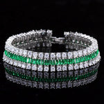 Silver tennis bracelet, diamond tennis bracelet, wedding bracelet, party bracelet, going out bracelet, Tennis bracelet, silver tennis bracelet, tennis bracelet women, diamond tennis bracelet, tennis bracelet swarovski, wedding bracelet, emerald bracelet