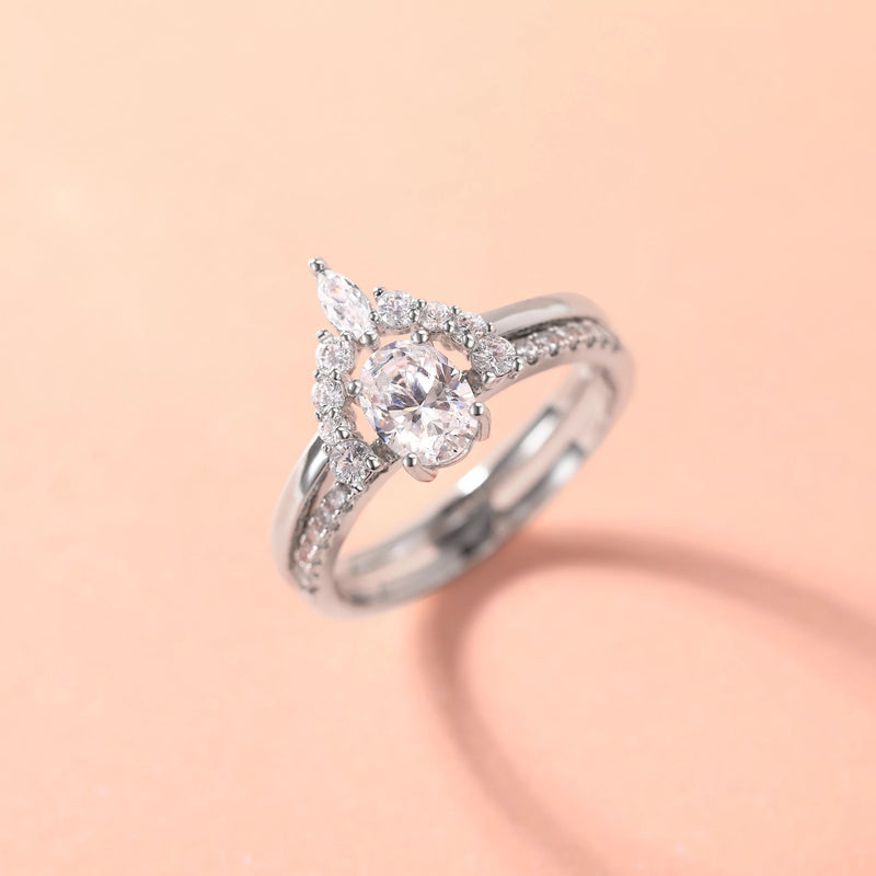 Silver ring, stacking ring, ring set, engagement ring, wedding ring, cocktail ring, ring set silver, silver ring for women