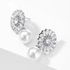 Silver earrings, pearl earrings, going out earrings, wedding earrings, drop earrings, party earrings, silver pearl earrings, pearl earrings, bridal earrings, statement earrings
