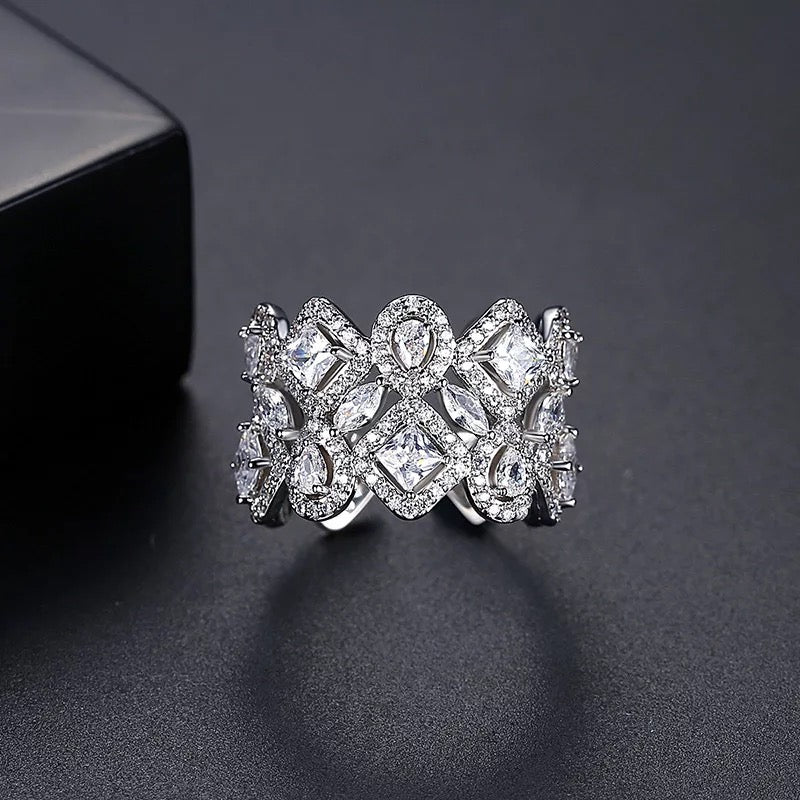 Silver ring, stacking ring, ring set, engagement ring, wedding ring, cocktail ring, ring set silver, silver ring for women