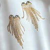 Statement earrings, party earrings, silver earrings, drop earrings, wedding earrings, going out earrings, sparkling earrings