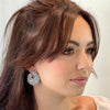 Silver going out earrings, wedding earrings, silver earrings, drop earrings, party earrings, Silver earrings, Wedding earrings, silver earrings, bridal earrings, bridesmaid earrings, going out earrings, shiny earrings, rhodium earrings, statement earrings, cluster earrings