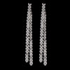 Waterfall Front To Back Drop Earrings | Silver