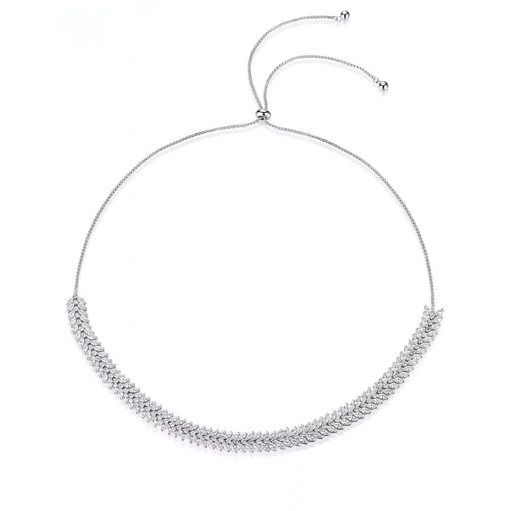 Maya Slider Necklace | Silver