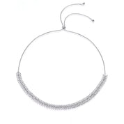 Maya Slider Necklace | Silver