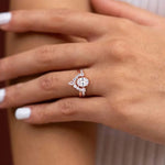 Heavenly Ring and Twinkle Band Duo | Rose Gold