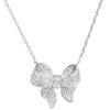 Bow Necklace | Silver
