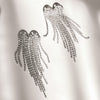 Statement earrings, party earrings, silver earrings, drop earrings, wedding earrings, going out earrings, sparkling earrings