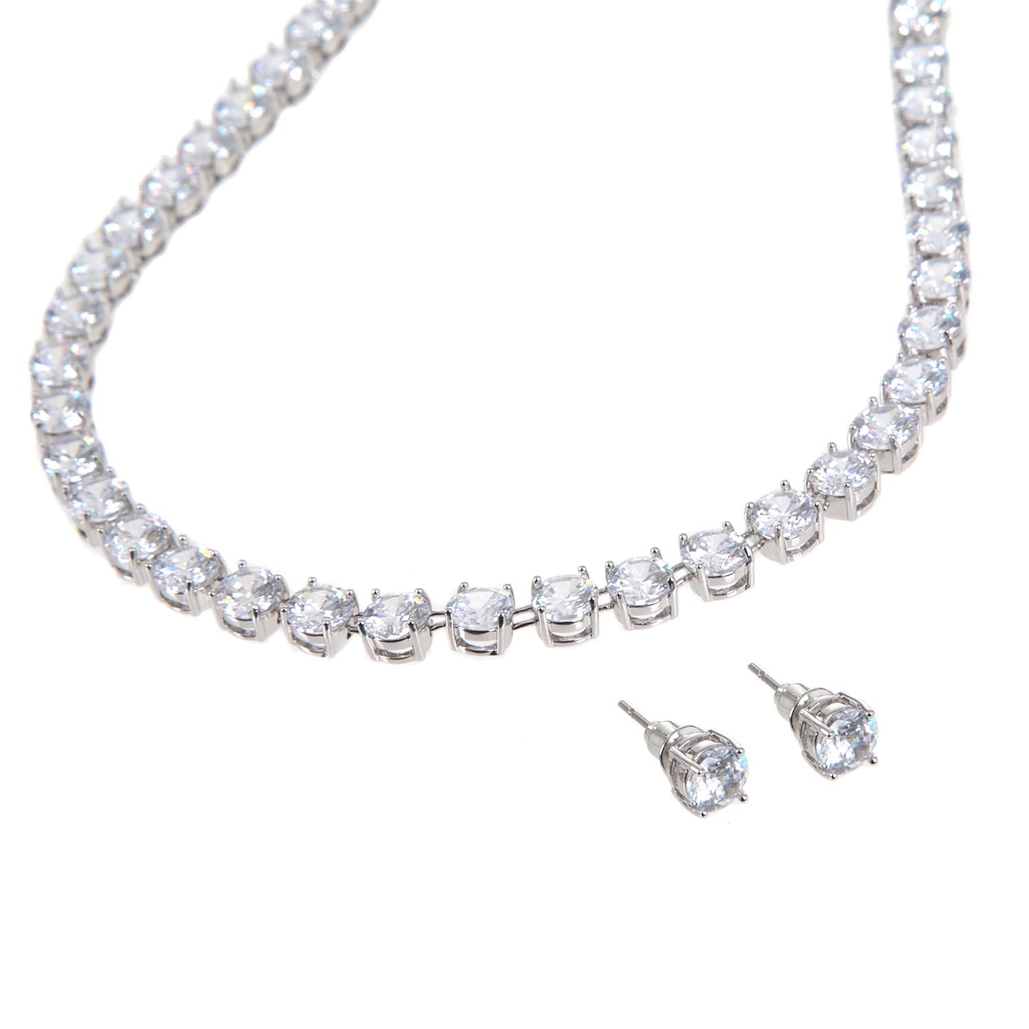 Silver tennis necklace, tennis necklace, pendant necklace, layer necklace, crystal necklace, gemstone necklace, wedding necklace, going out necklace, party necklace, silver tennis chain, silver tennis pendant, pink tennis necklace