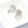 Silver going out earrings, wedding earrings, silver earrings, drop earrings, party earrings, Silver earrings, Wedding earrings, silver earrings, bridal earrings, bridesmaid earrings, going out earrings, shiny earrings, rhodium earrings, statement earrings, heart earrings