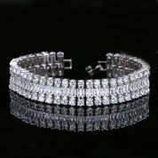 Silver tennis bracelet, diamond tennis bracelet, wedding bracelet, party bracelet, going out bracelet, Tennis bracelet, silver tennis bracelet, tennis bracelet women, diamond tennis bracelet, tennis bracelet swarovski, wedding bracelet