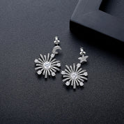 Moonlight Drop Earrings | Silver