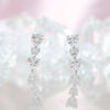 Statement earrings, party earrings, silver earrings, drop earrings, wedding earrings, going out earrings, sparkling earrings